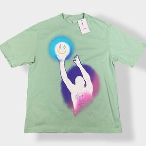 Nike Air Jordan x J Balvin Jordan Green Graphic T-Shirt DR2962-308 Mens size M